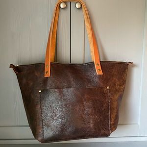 Portland Leather Goods Large Zip Tote